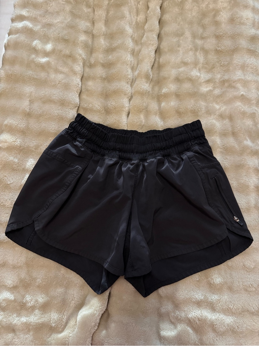 lululemon athletica Black Tracker Shorts